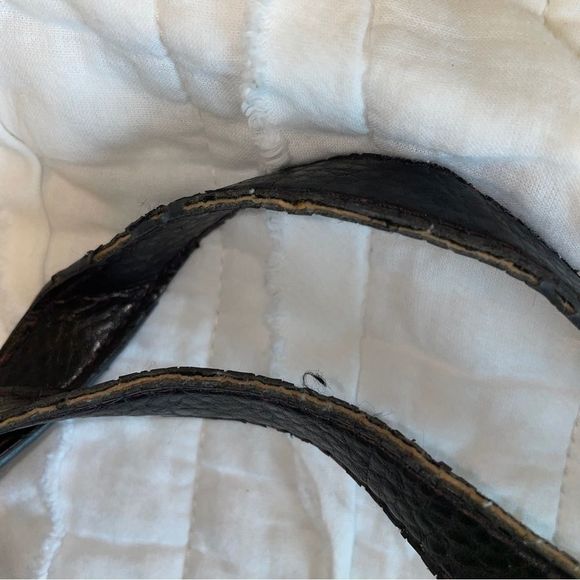 Etienne Aigner leather
 purse w/zipper and magnetic latch closure. 3 sections - Picture 16 of 16